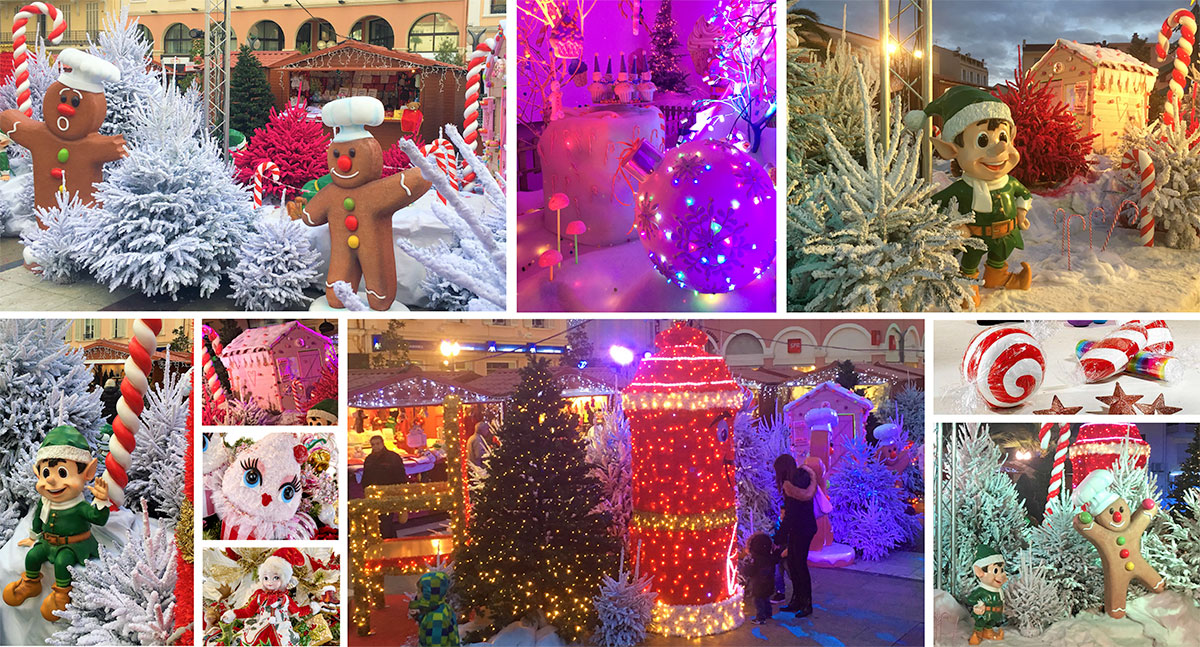 Décoration géante pain d'épice friandise, personnage en résine, cupcake géant, décoration de noël en résine pour marché de Noël